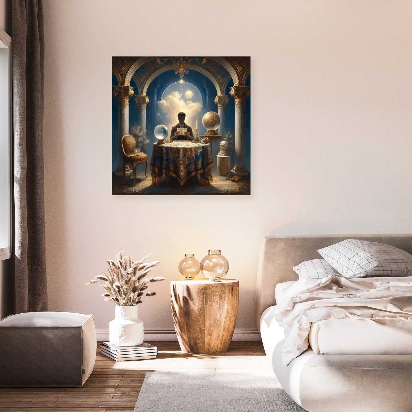 Mystical Tarot Reader Canvas