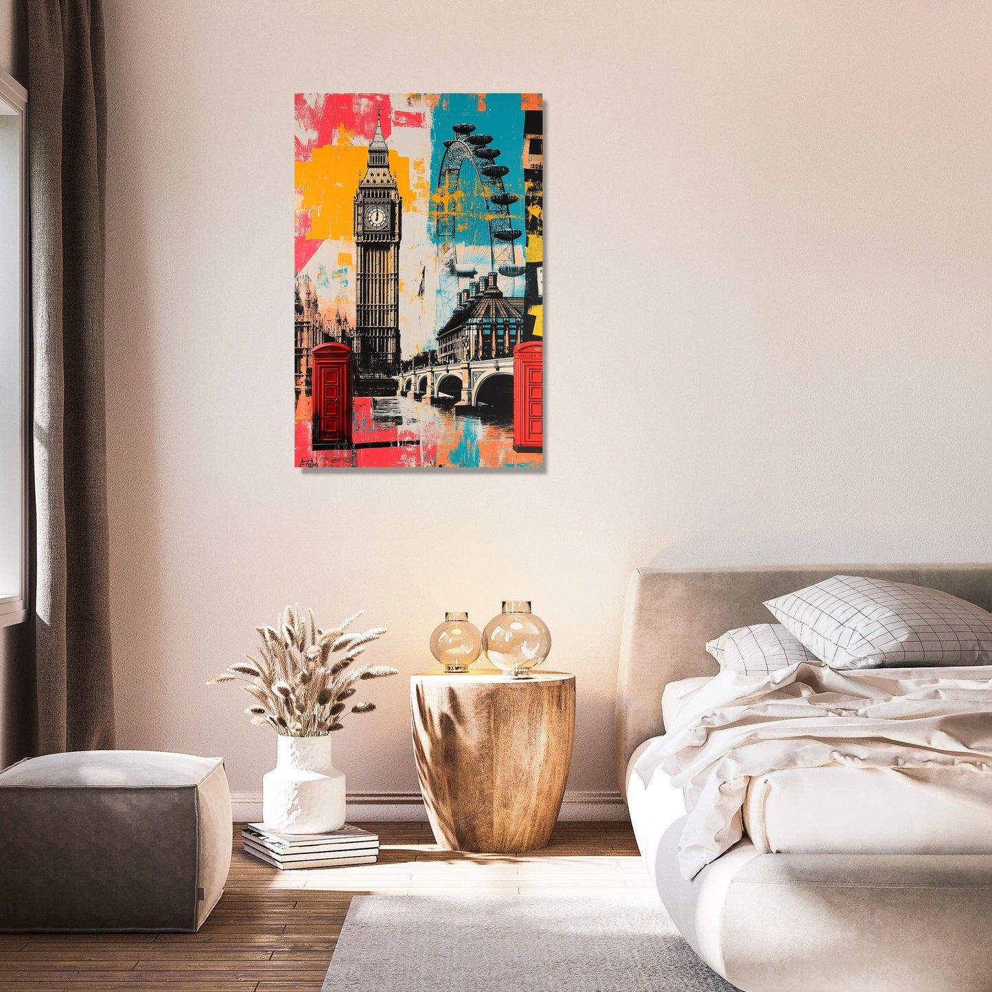 London Icons Burst Canvas