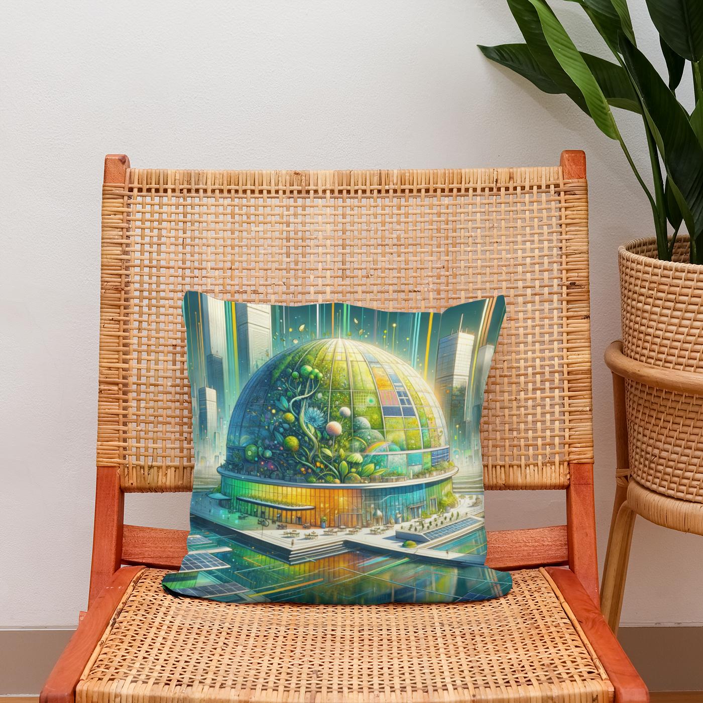 Future Greensphere Cotton Cushion