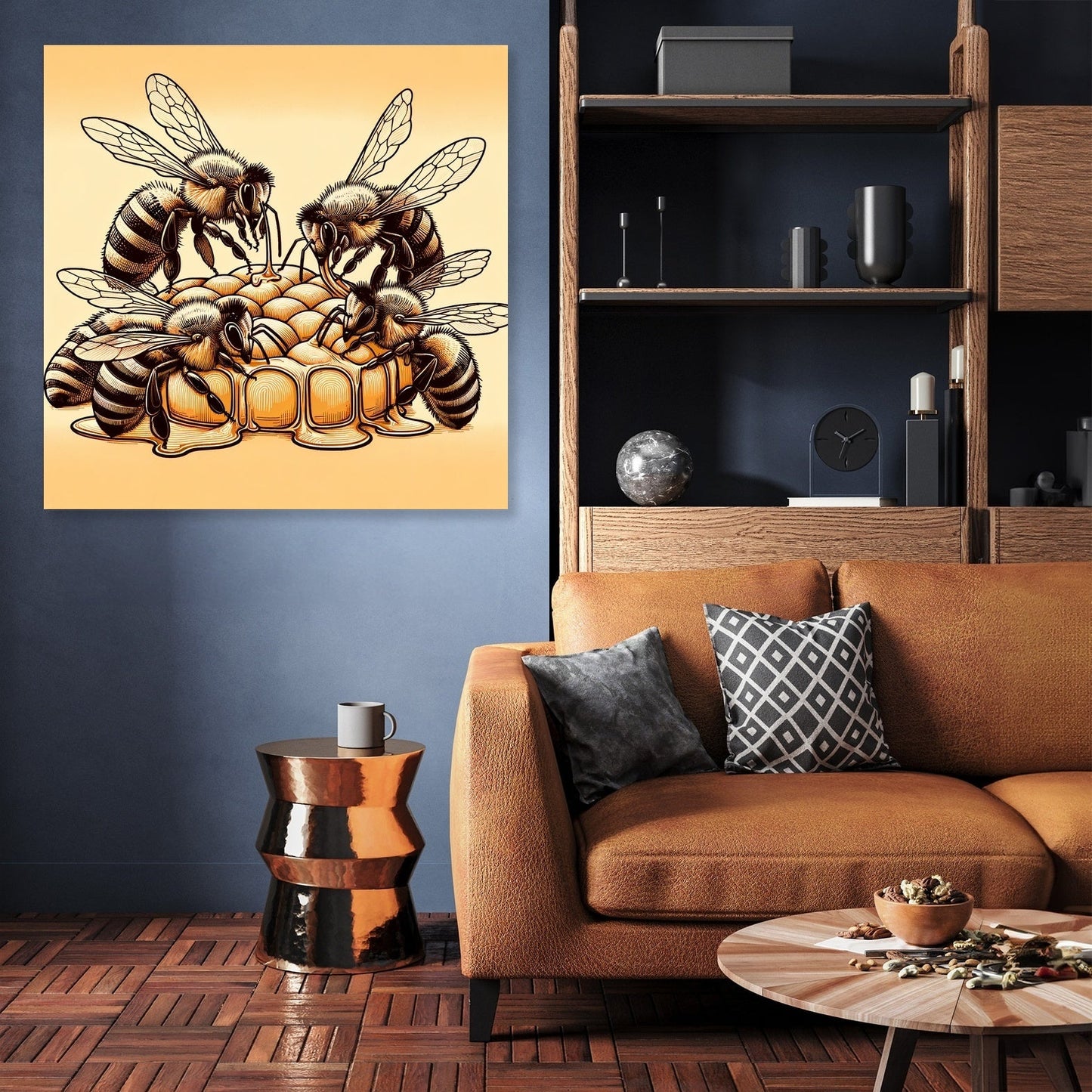 Honeyed Harmony Canvas