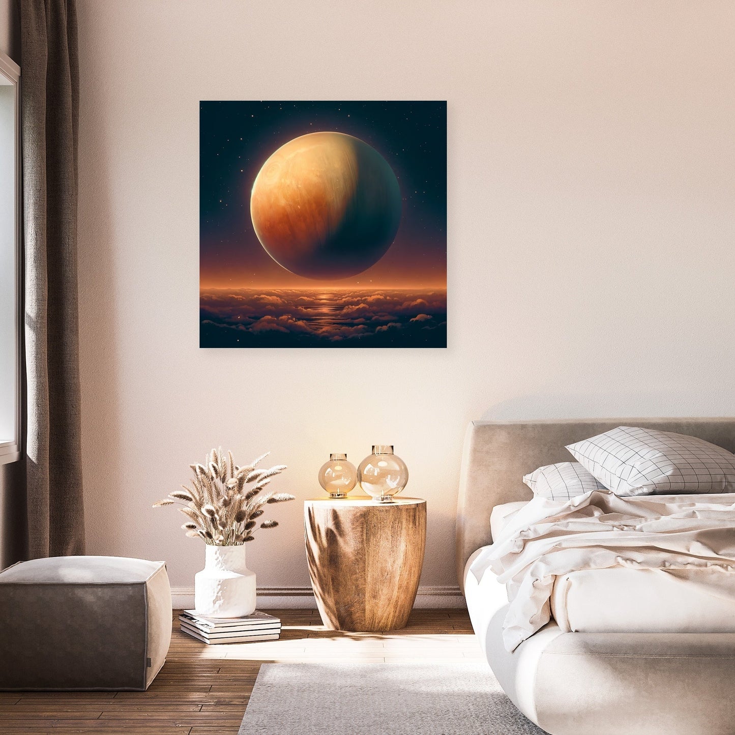 Titan's Hazy Enigma Canvas