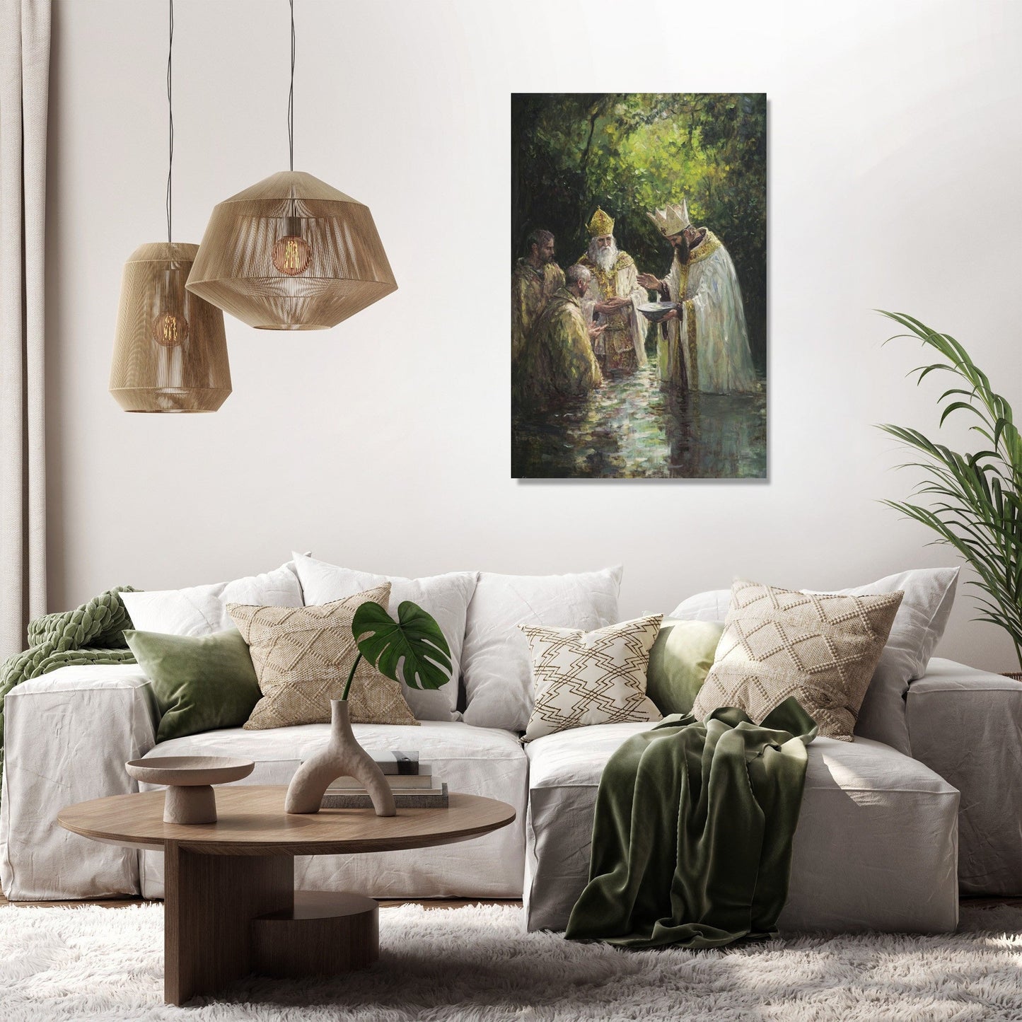 St. Patrick's Baptism Canvas