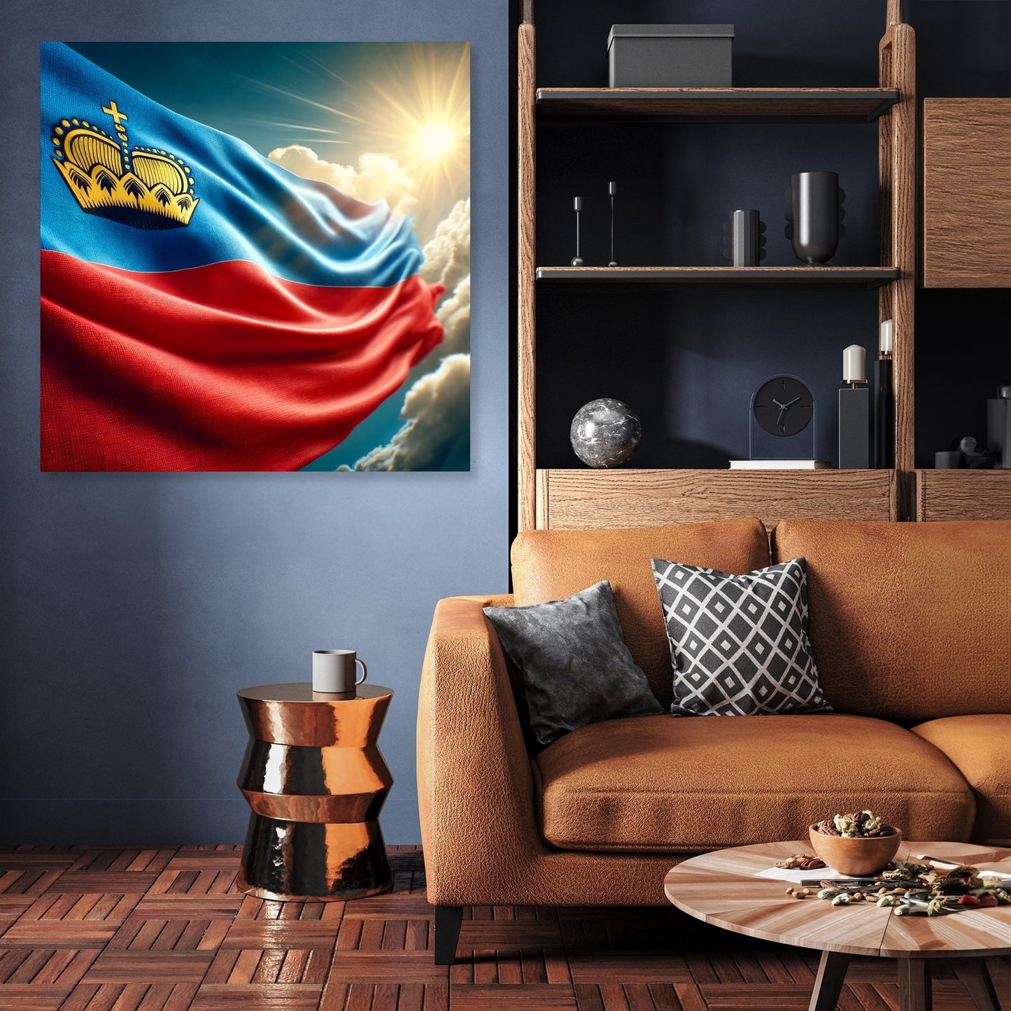 Liechtenstein Skyline Canvas