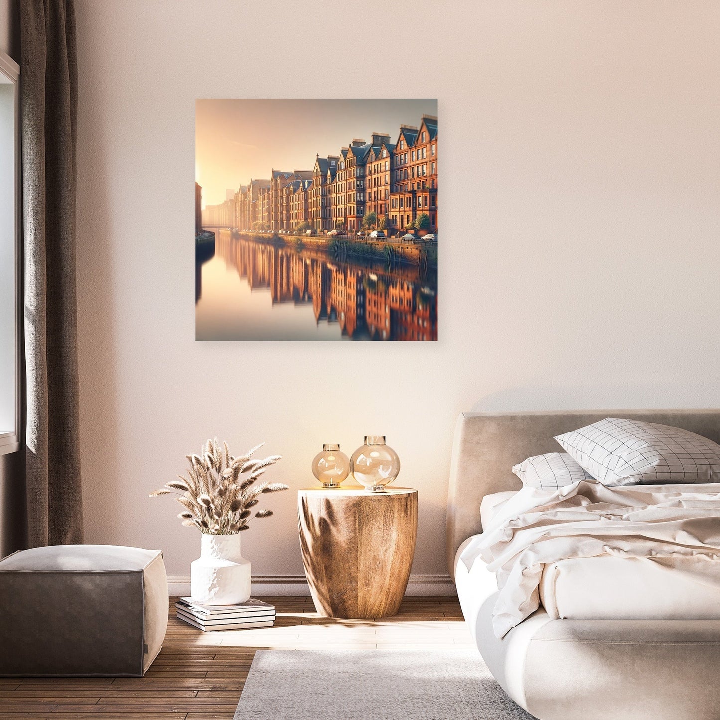 Sunset Serenity Glasgow Canvas