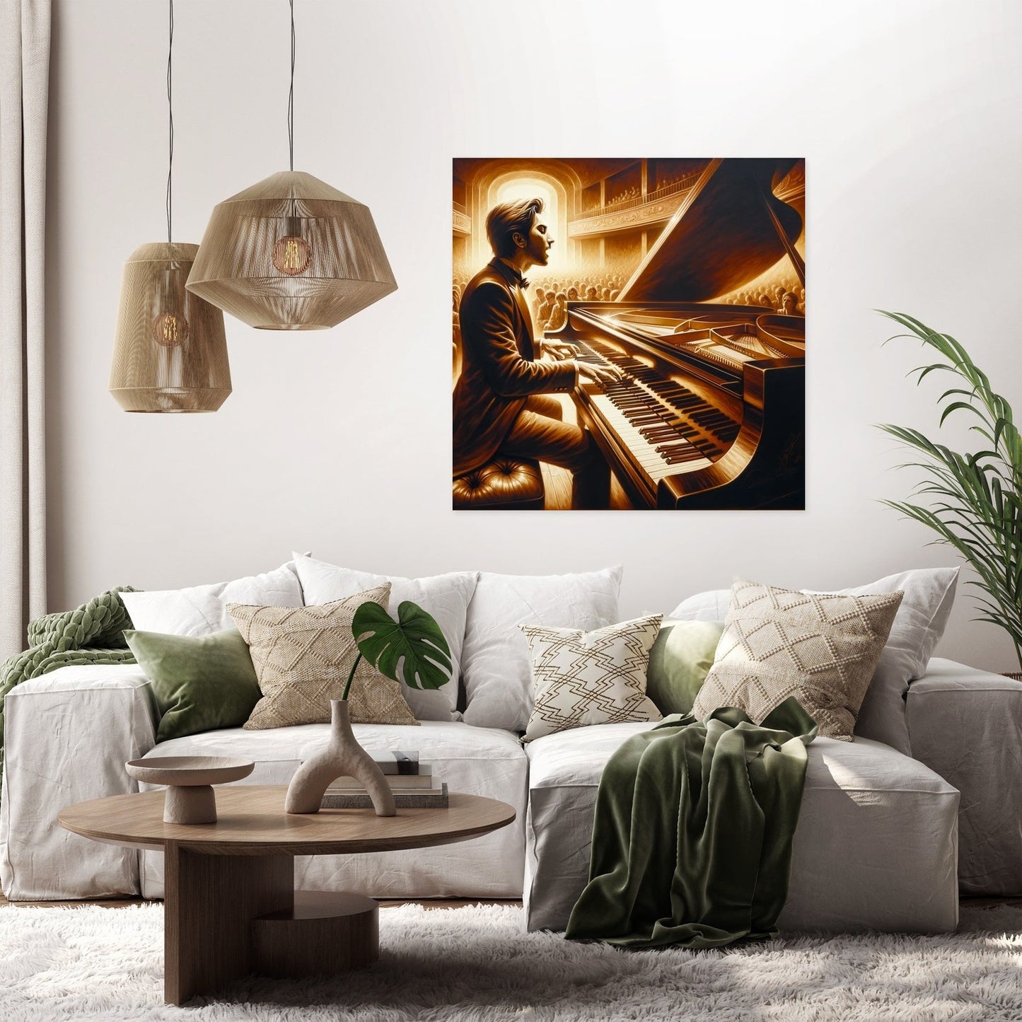 Pianist's Passion Canvas