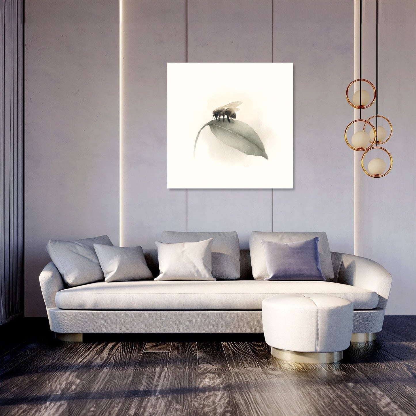 Bee's Quiet Moment Canvas
