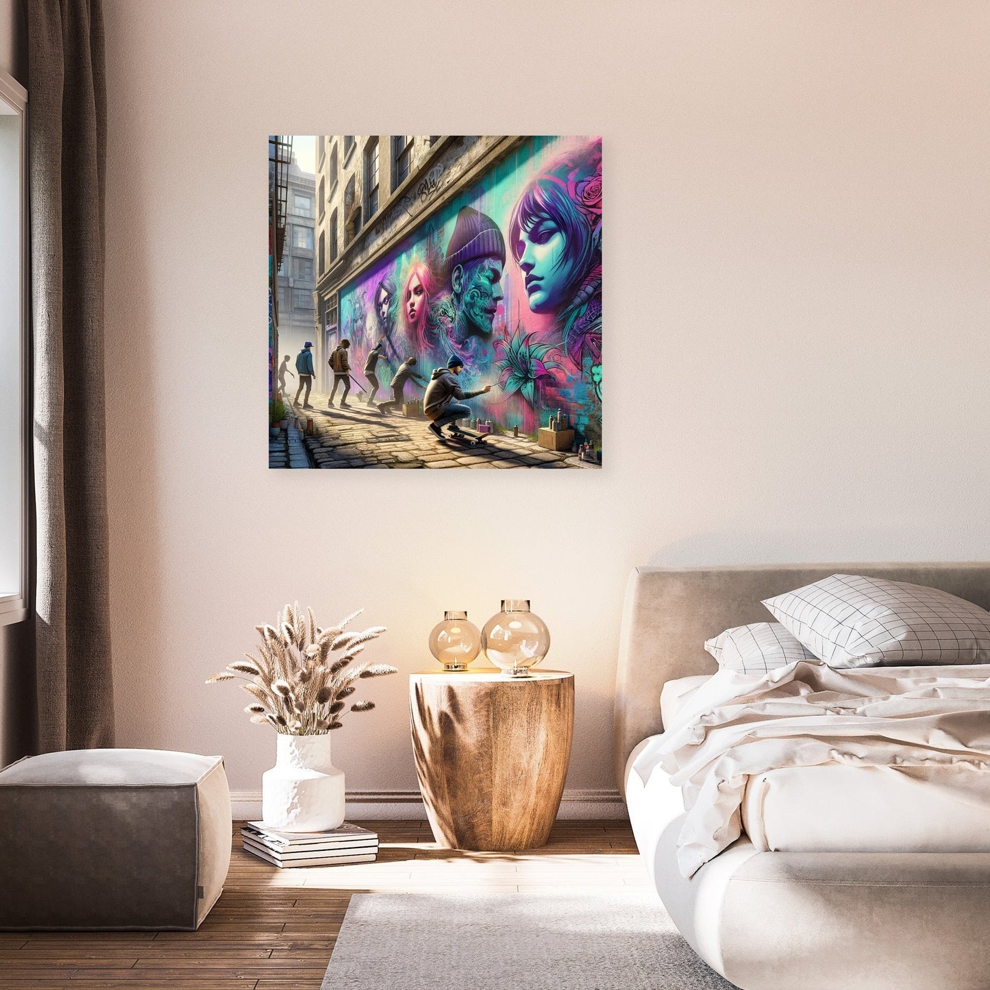 Alleyway Artistry Canvas