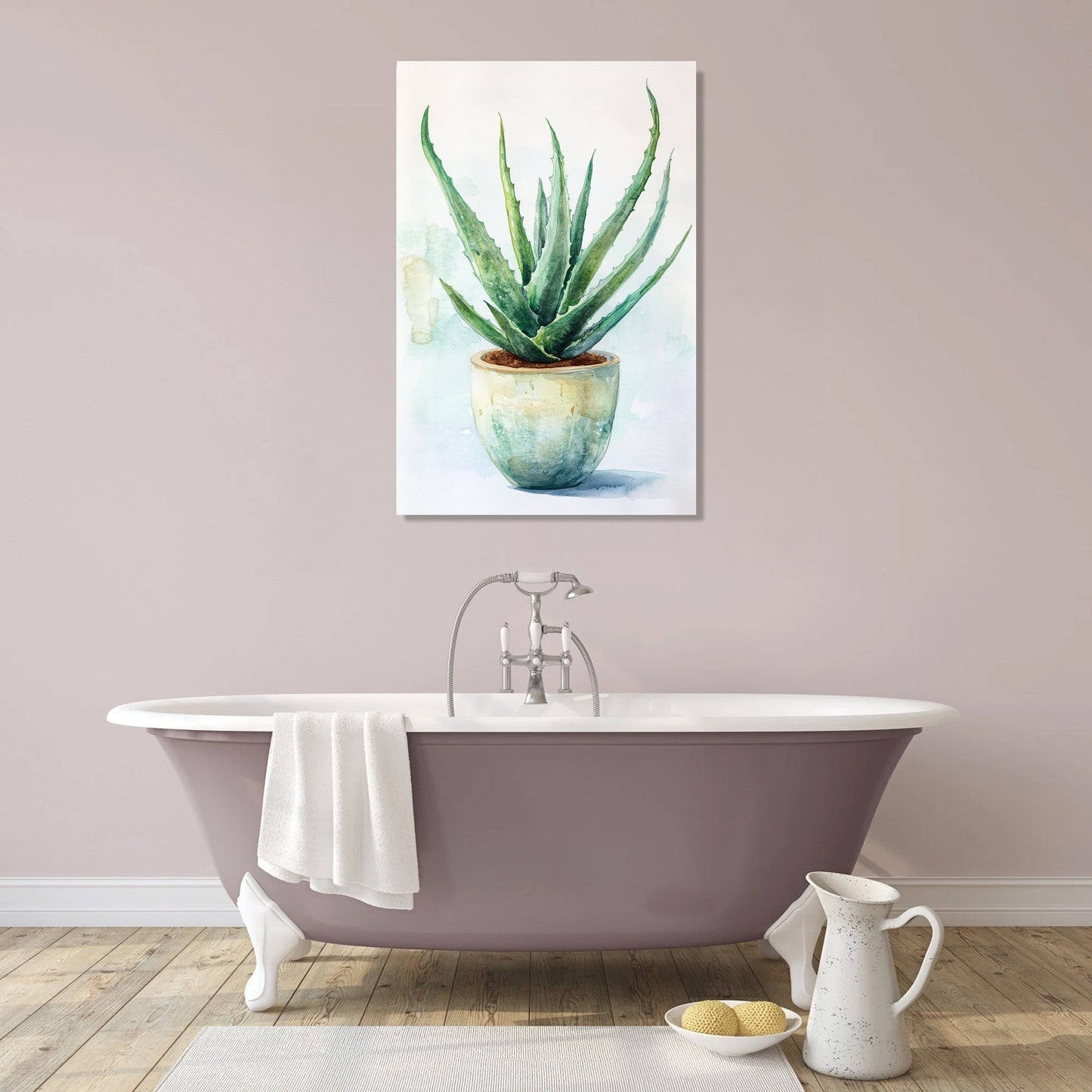 Healing Aloe Vera Canvas