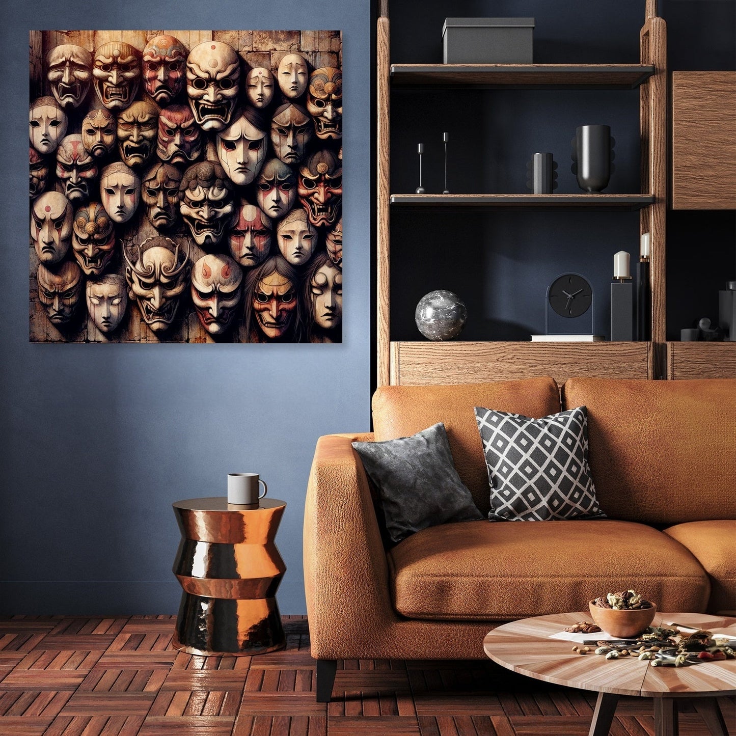 Mystery of Masks Canvas