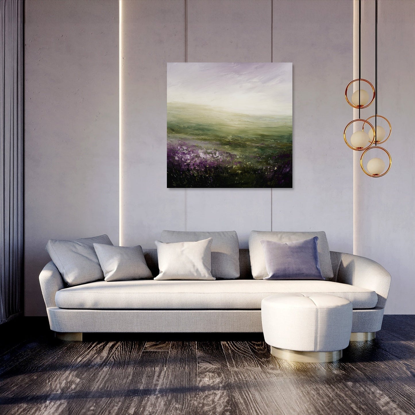 Yorkshire Rose Mist Canvas