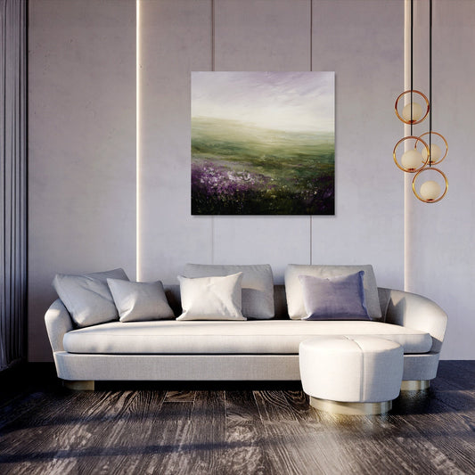 Yorkshire Rose Mist Canvas