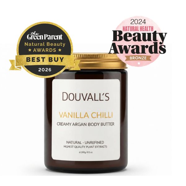 Organic Creamy Argan Body Butter 240ml | Available in four scents
