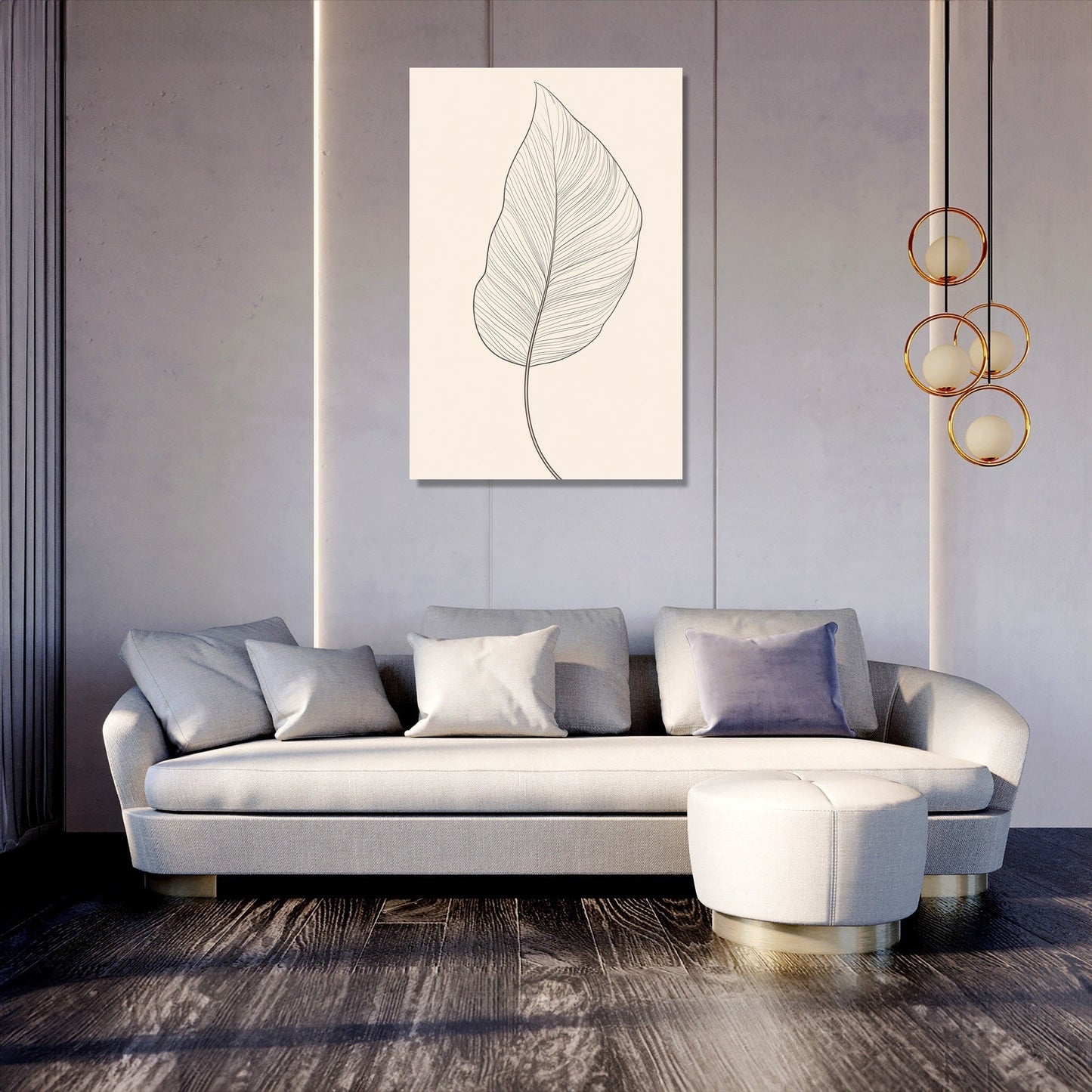 Tropical Vein Harmony Canvas