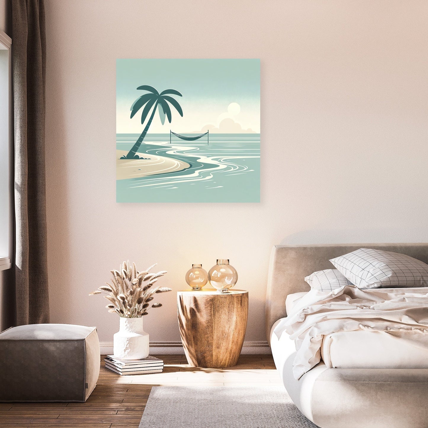 Serene Beach Bliss Canvas
