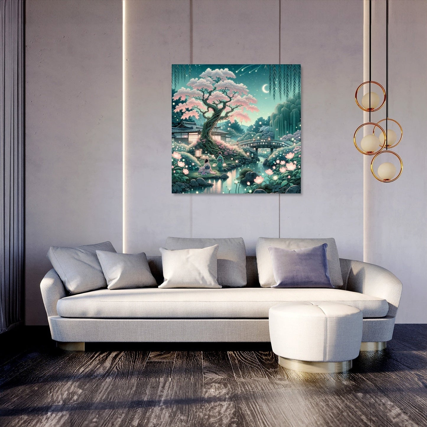Enchanted Blossom Retreat Canvas