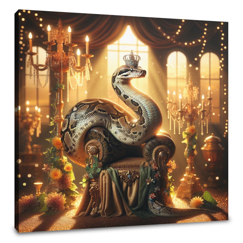 Regal Serpent Majesty Canvas