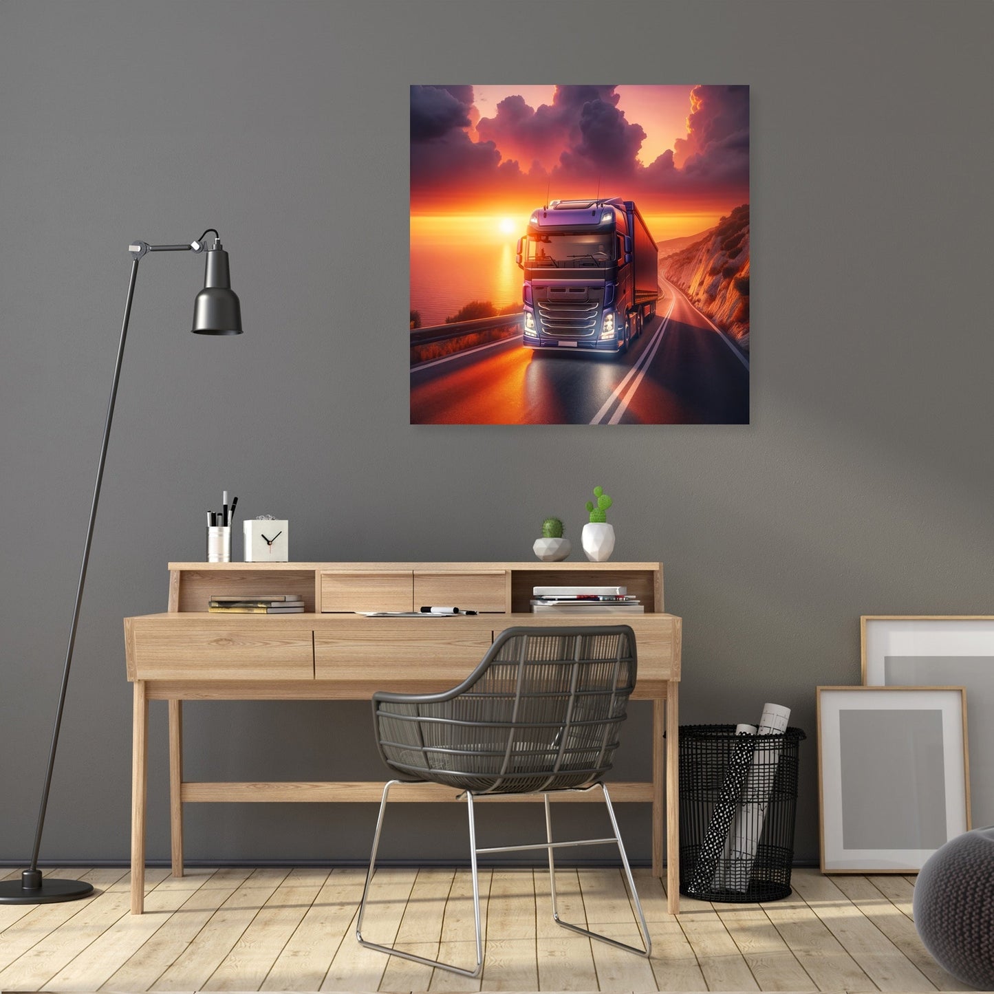 Coastal Sunset Journey Canvas