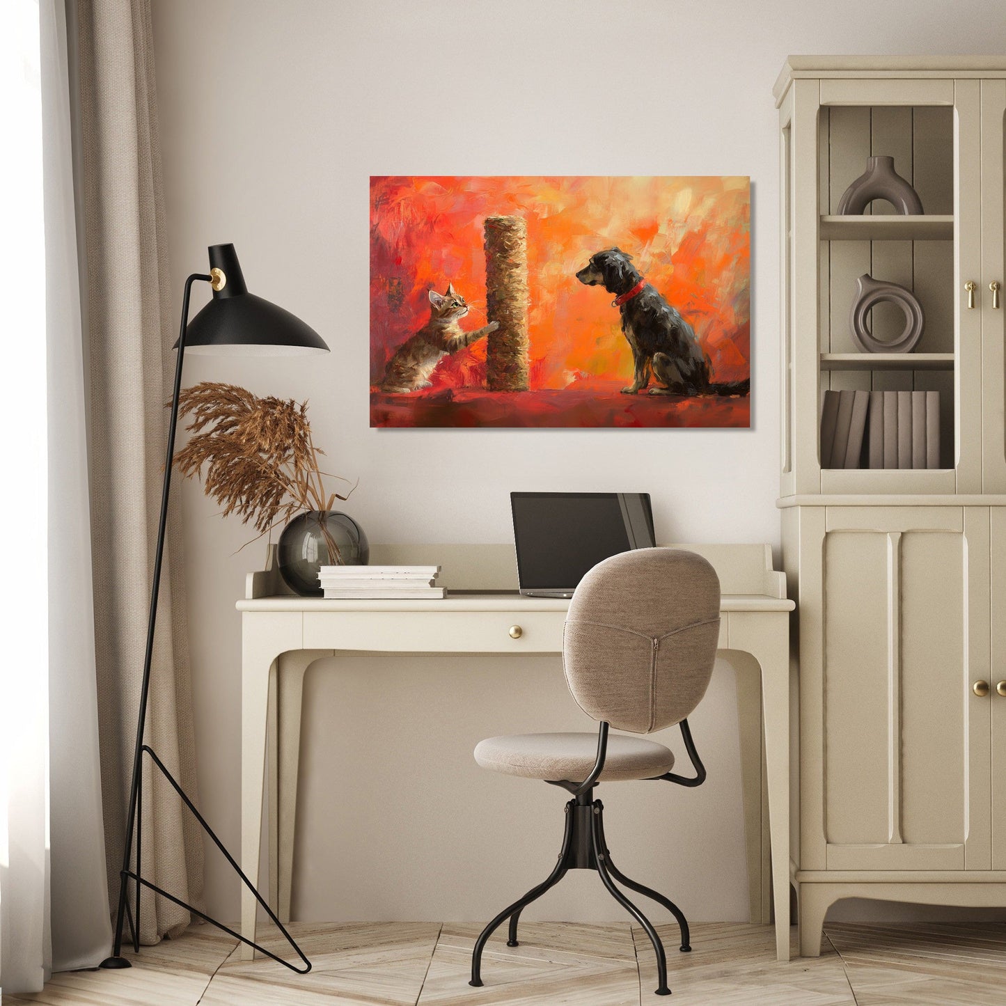 Playful Rivalry Canvas