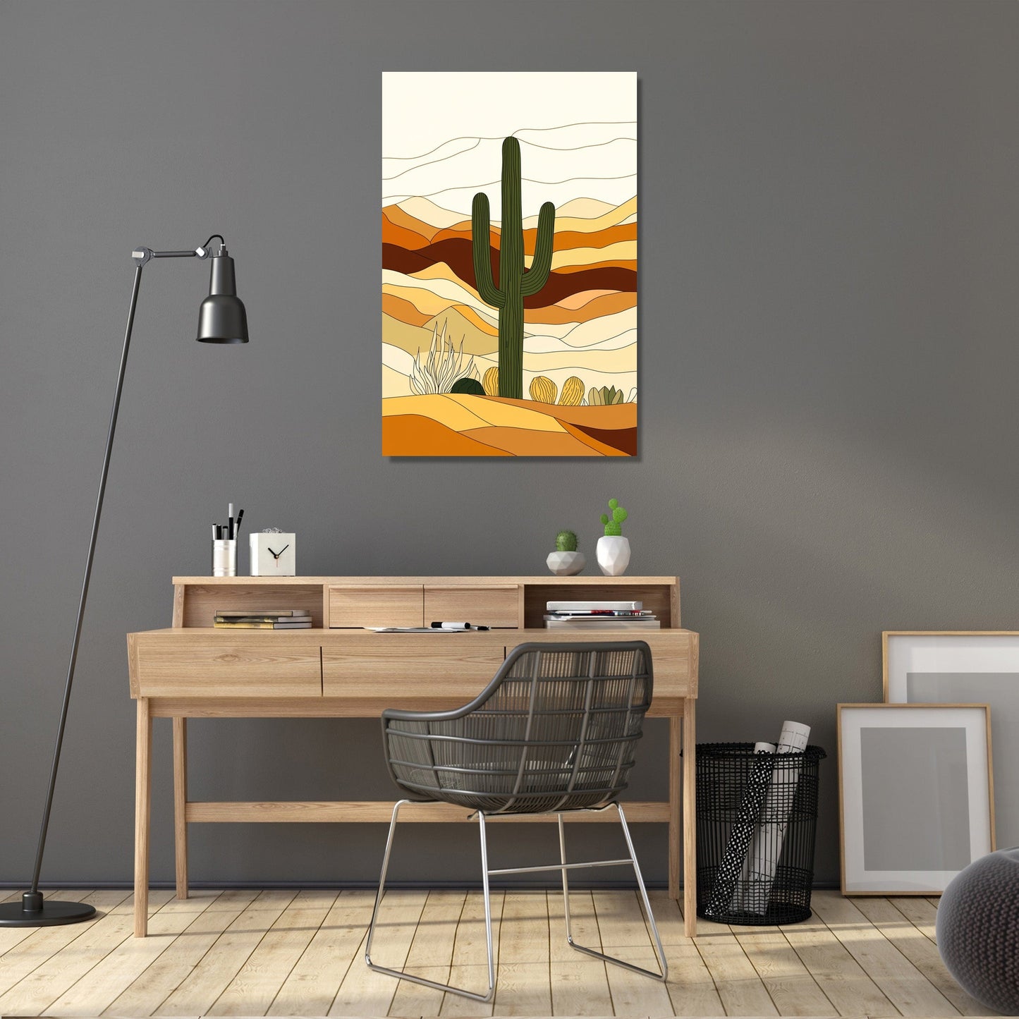Minimalist Desert Canvas