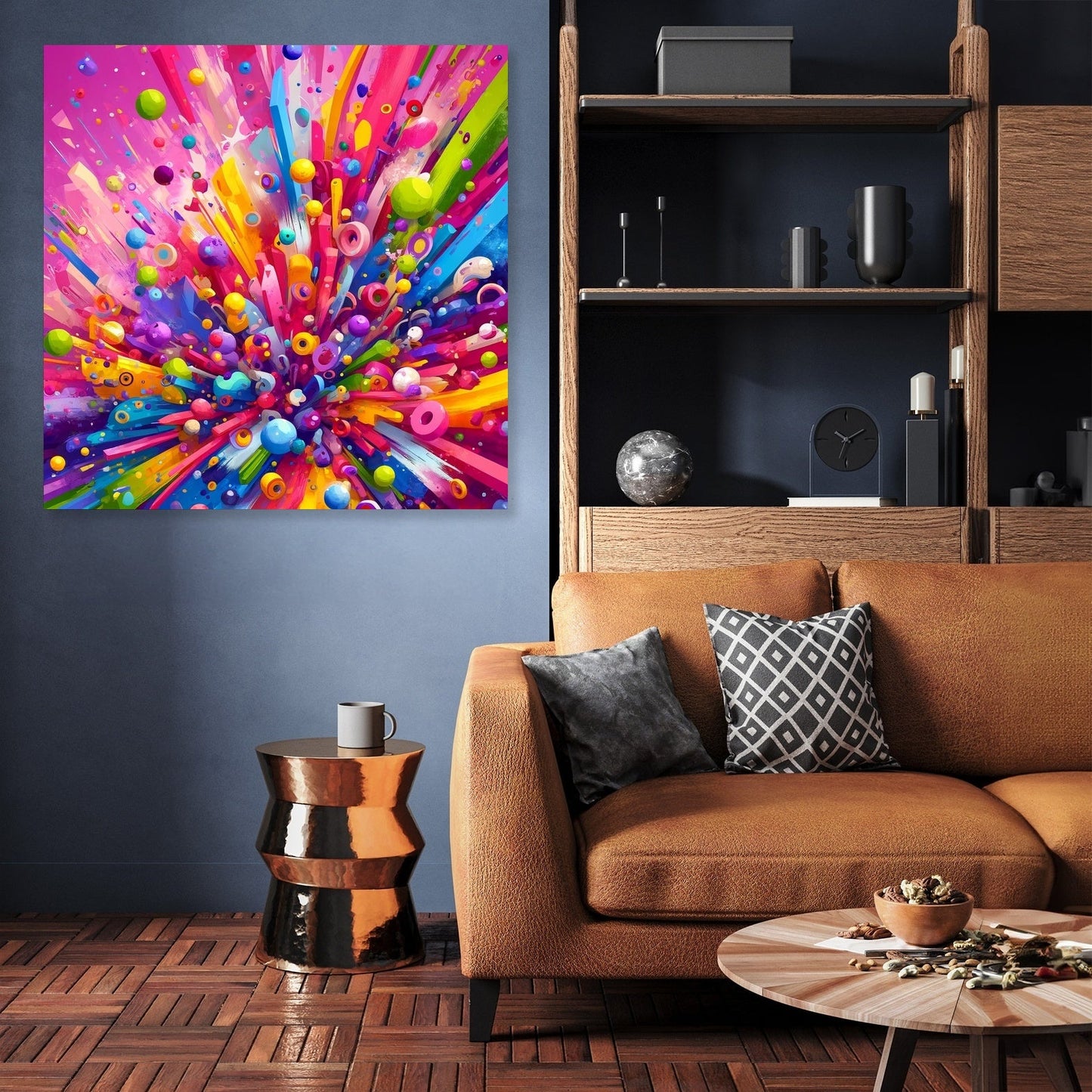 Amusement Sparked Canvas