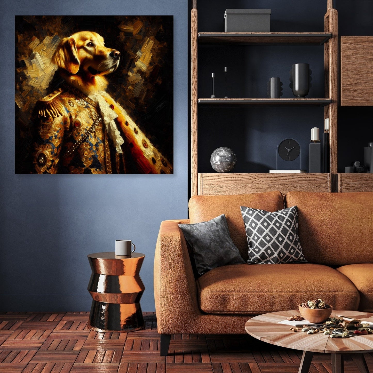 Majestic Monarch Retriever Canvas