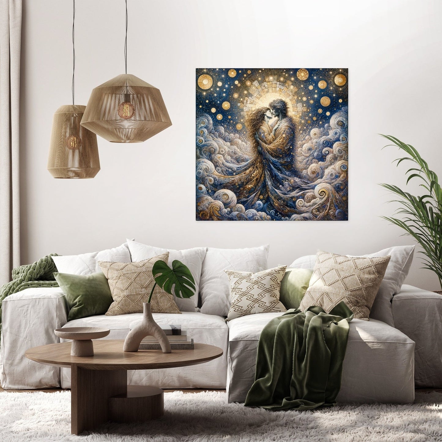 Starry Embrace Canvas