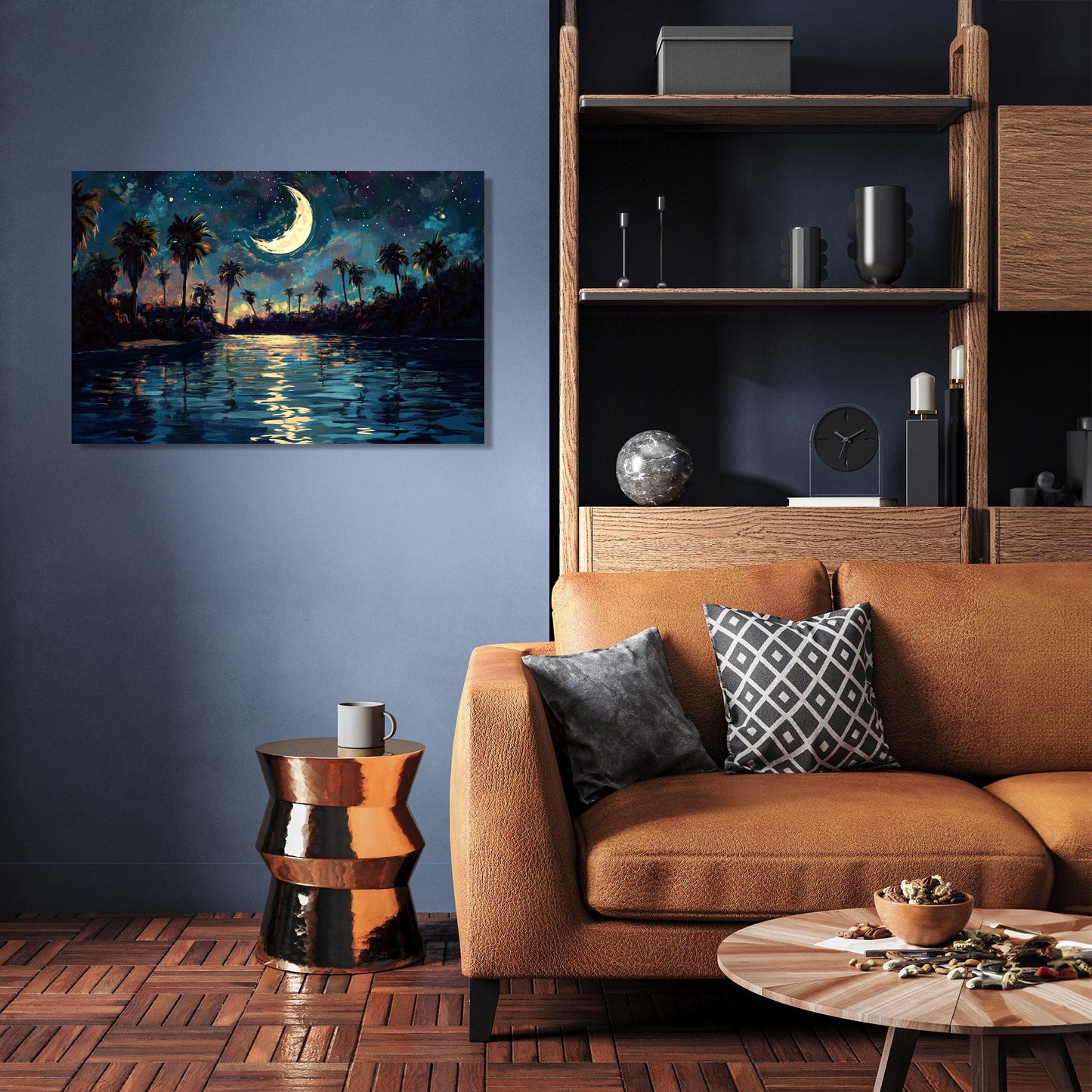 Moonlit Oasis Canvas