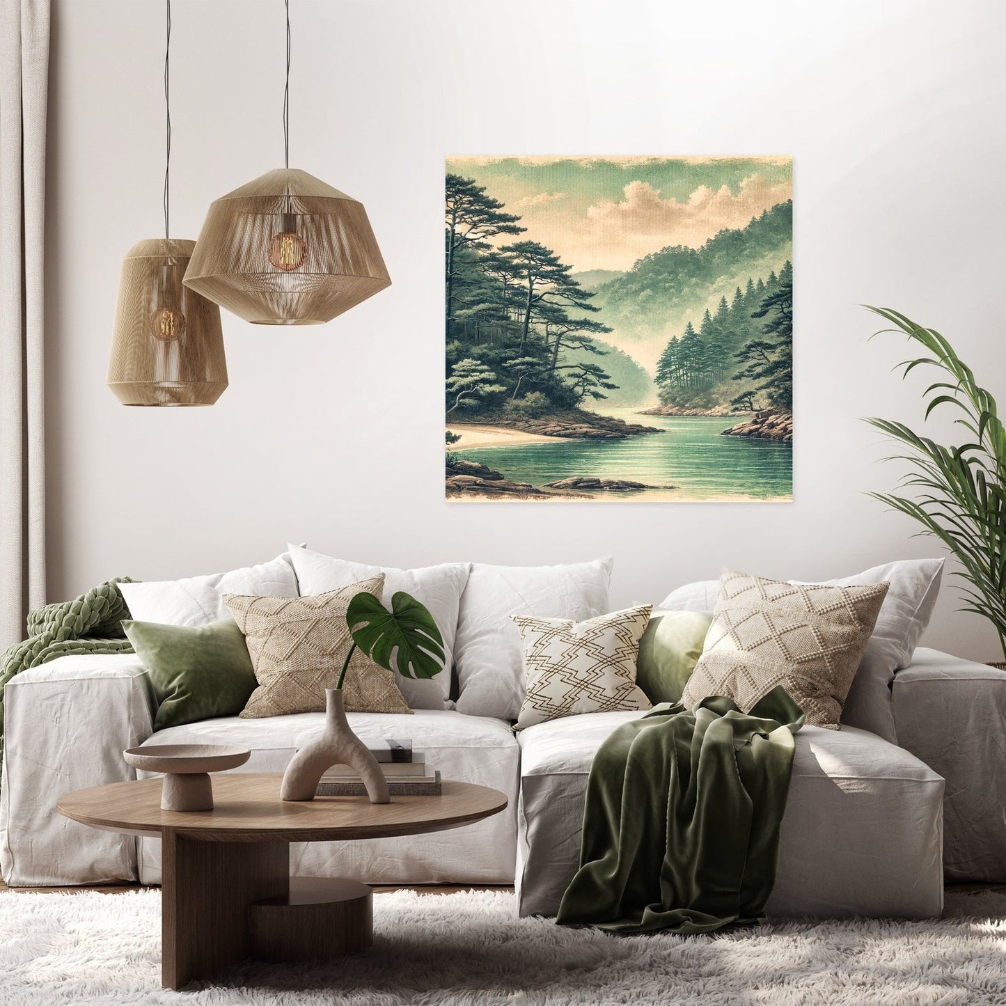 Pine Forest Serenity Canvas