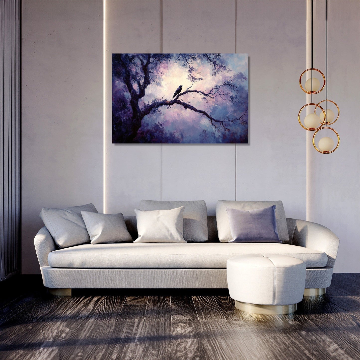 Raven's Solitude Canvas