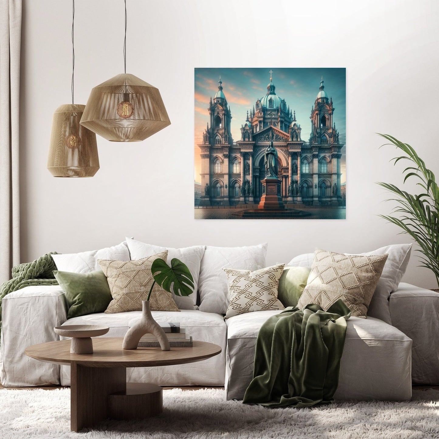 Newcastle Dawn at St. Nicholas Canvas