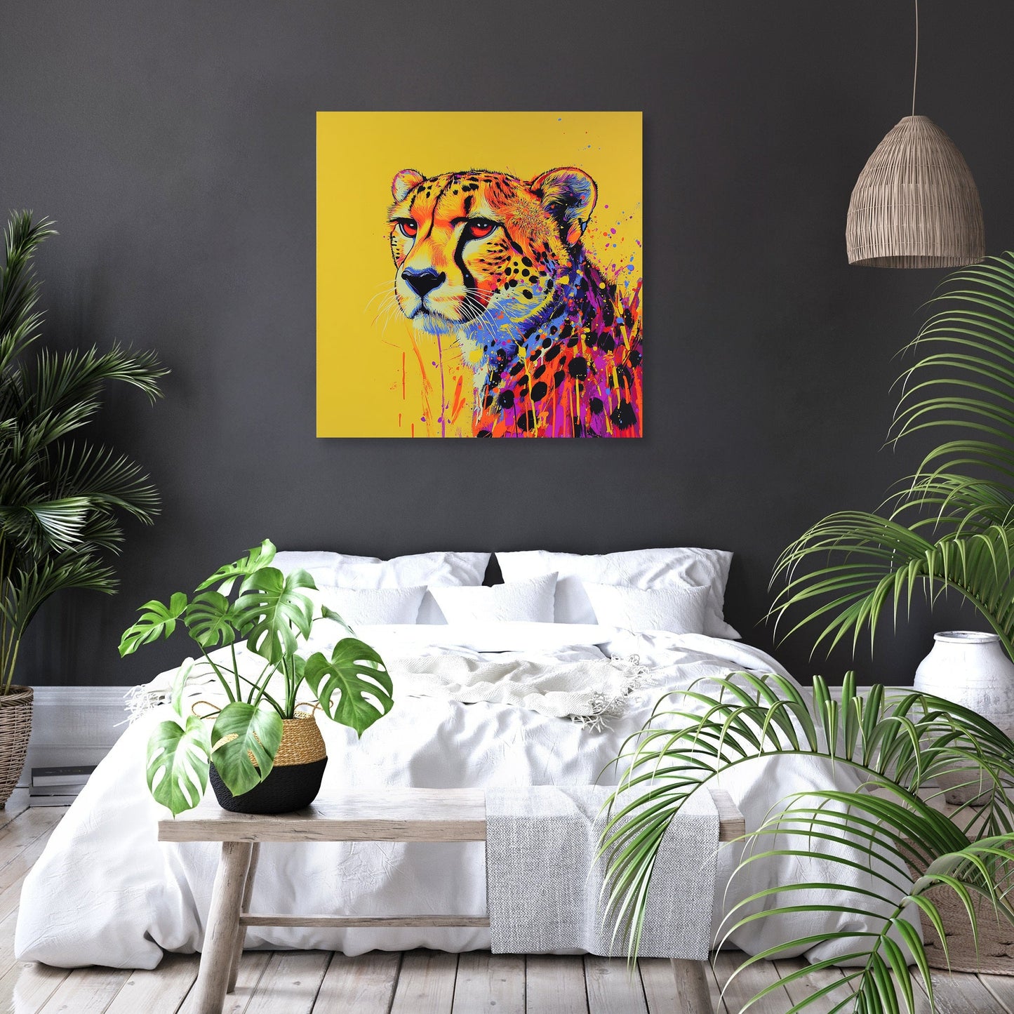 Cheetah Radiance Canvas
