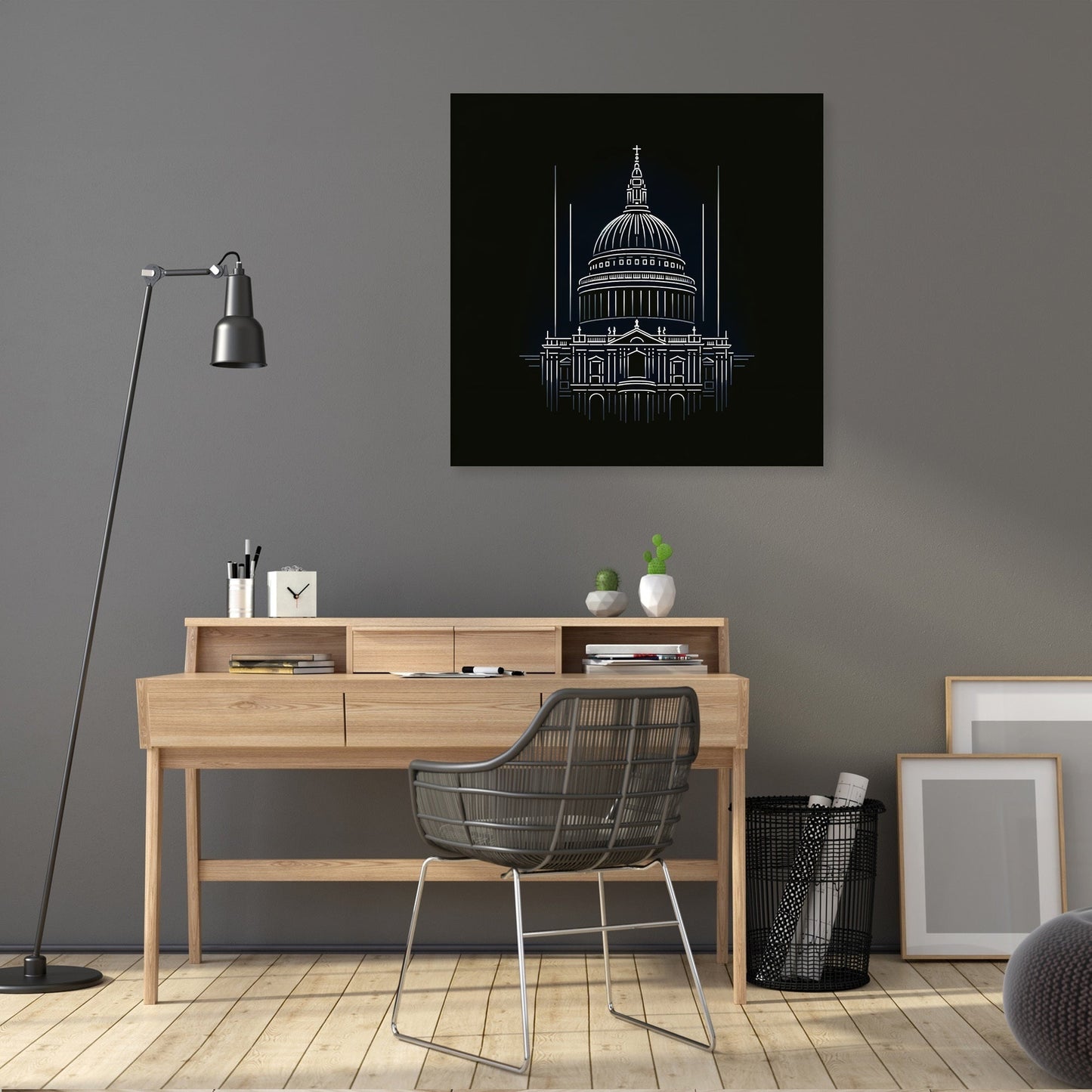 London's St. Paul's Night Elegance Canvas
