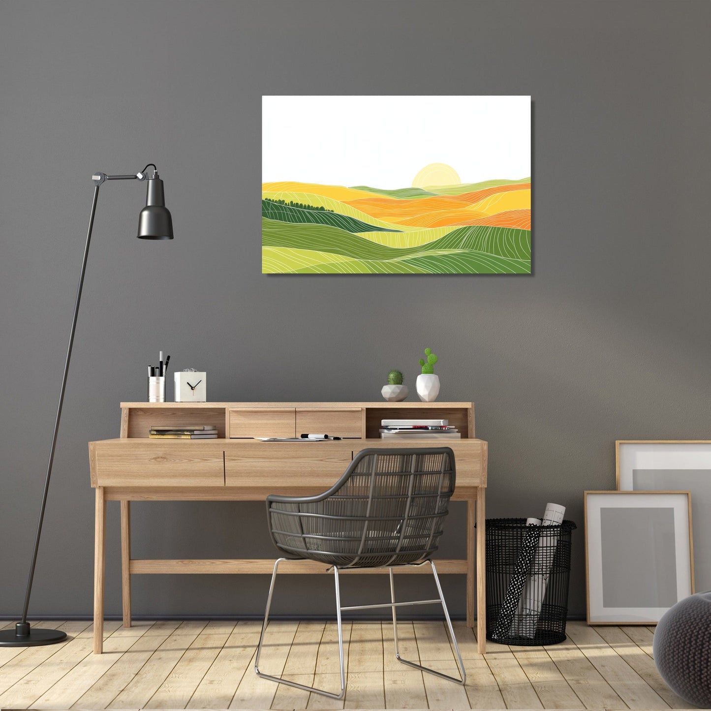 Dawn Fields Canvas