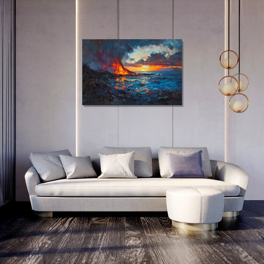 Volcanic Horizon Canvas