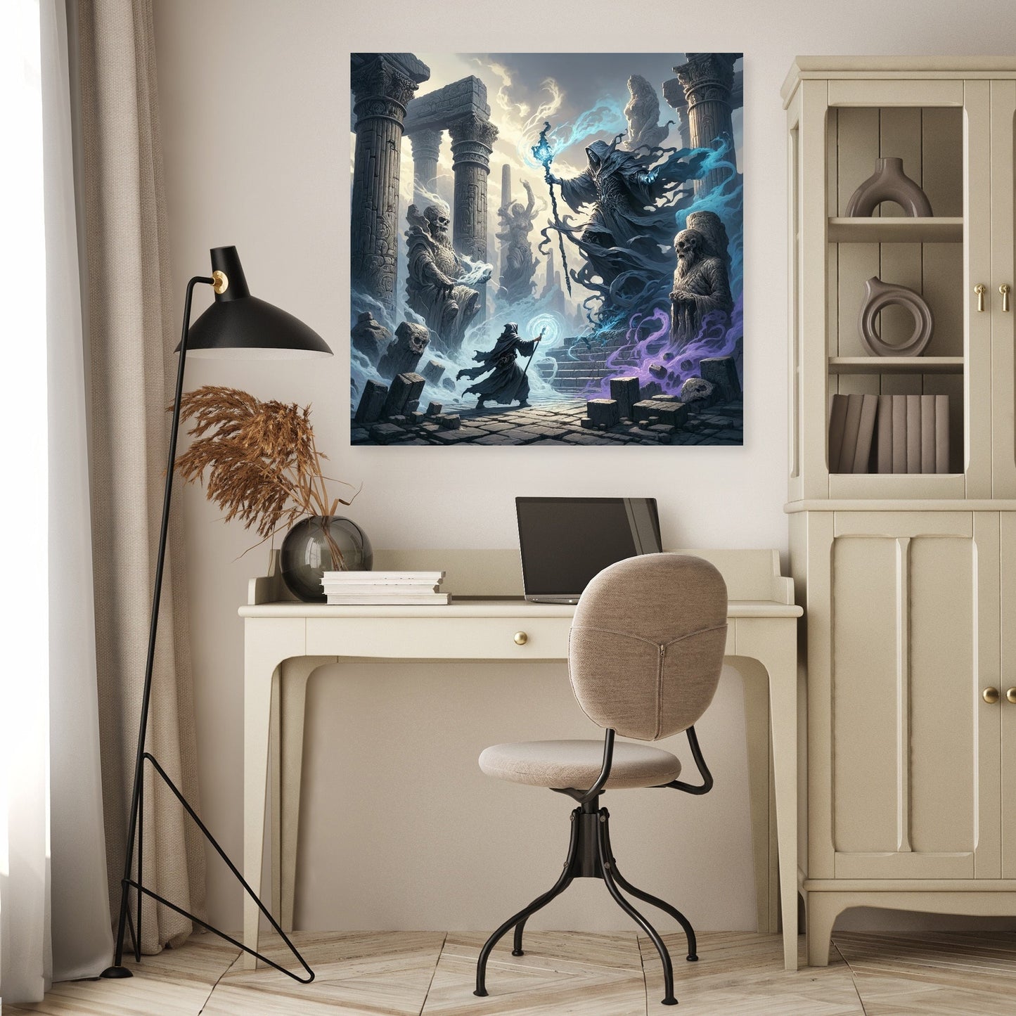 Ruins Duel Canvas