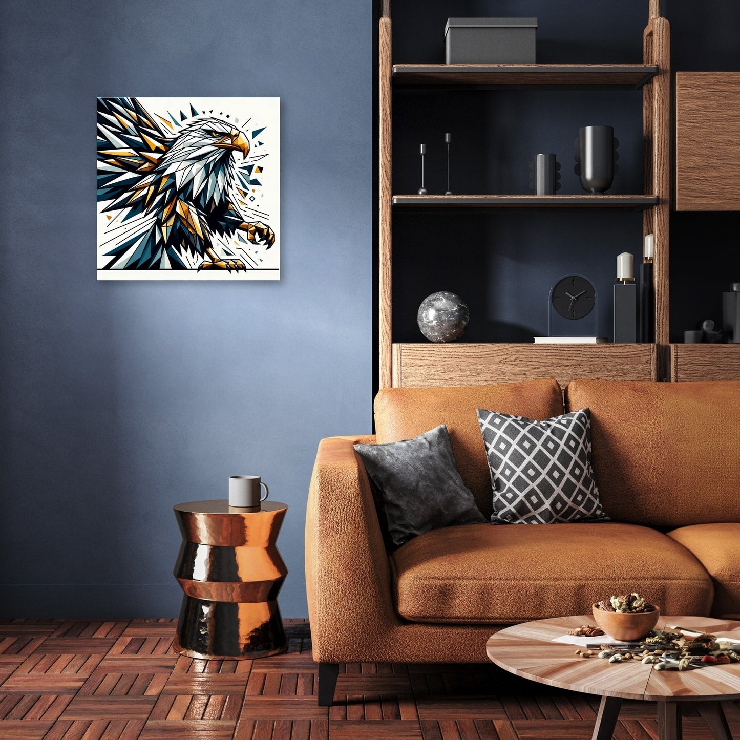 Regal Geometric Eagle Flight Canvas