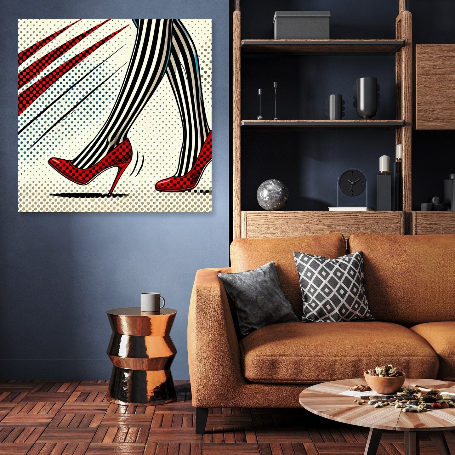 Striped Tights Canvas