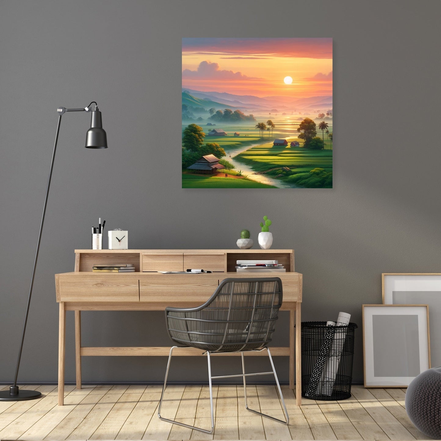 Dawn in Bangladesh Canvas