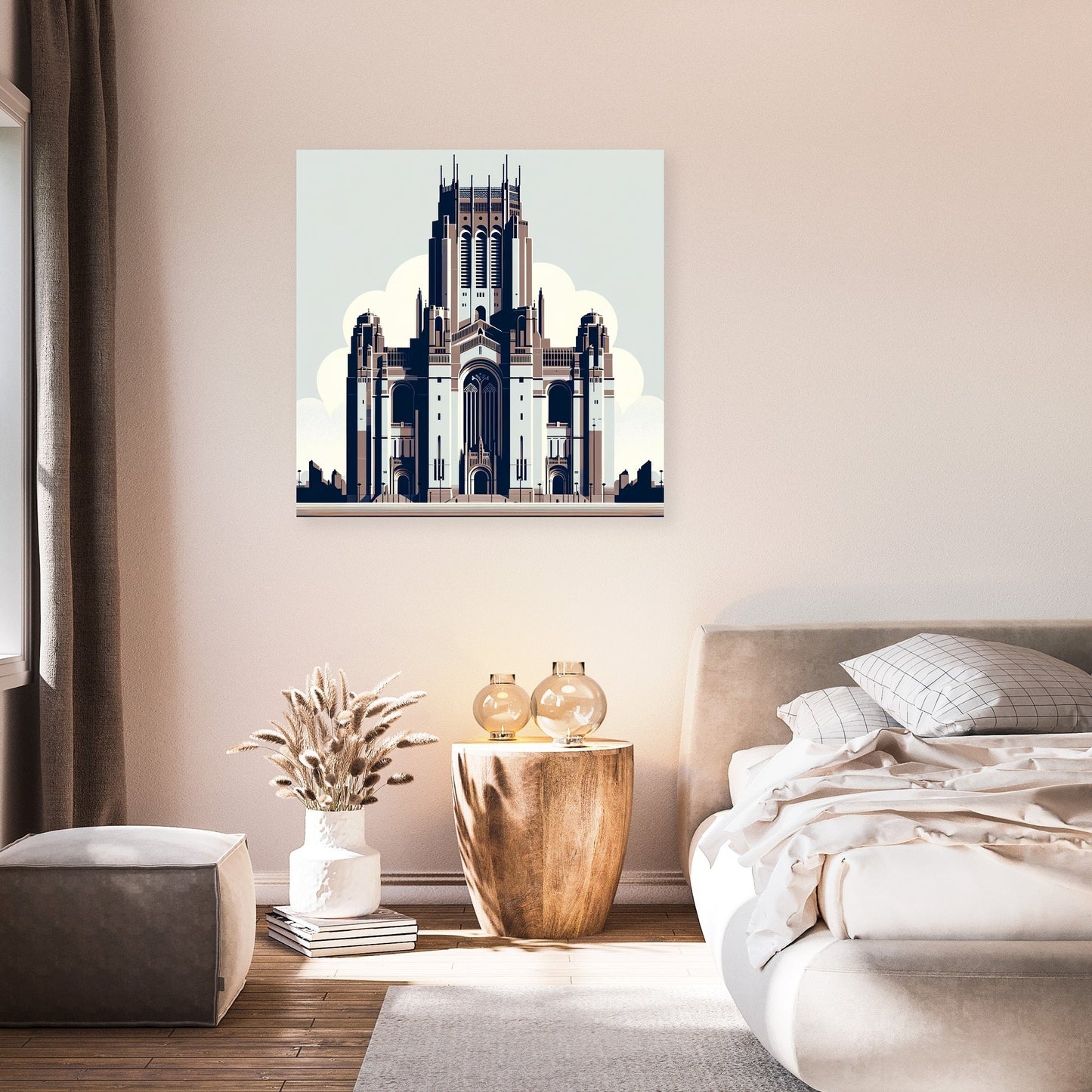 Liverpool Cathedral Minimalist Essence Canvas
