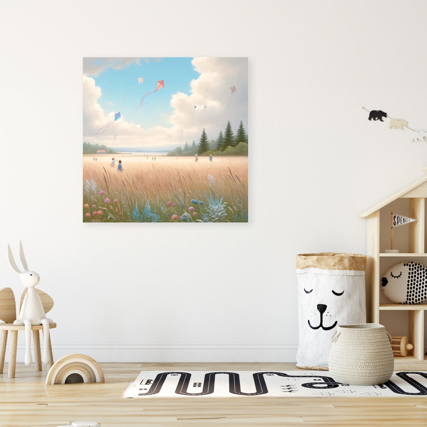 Kite Flyers Canvas