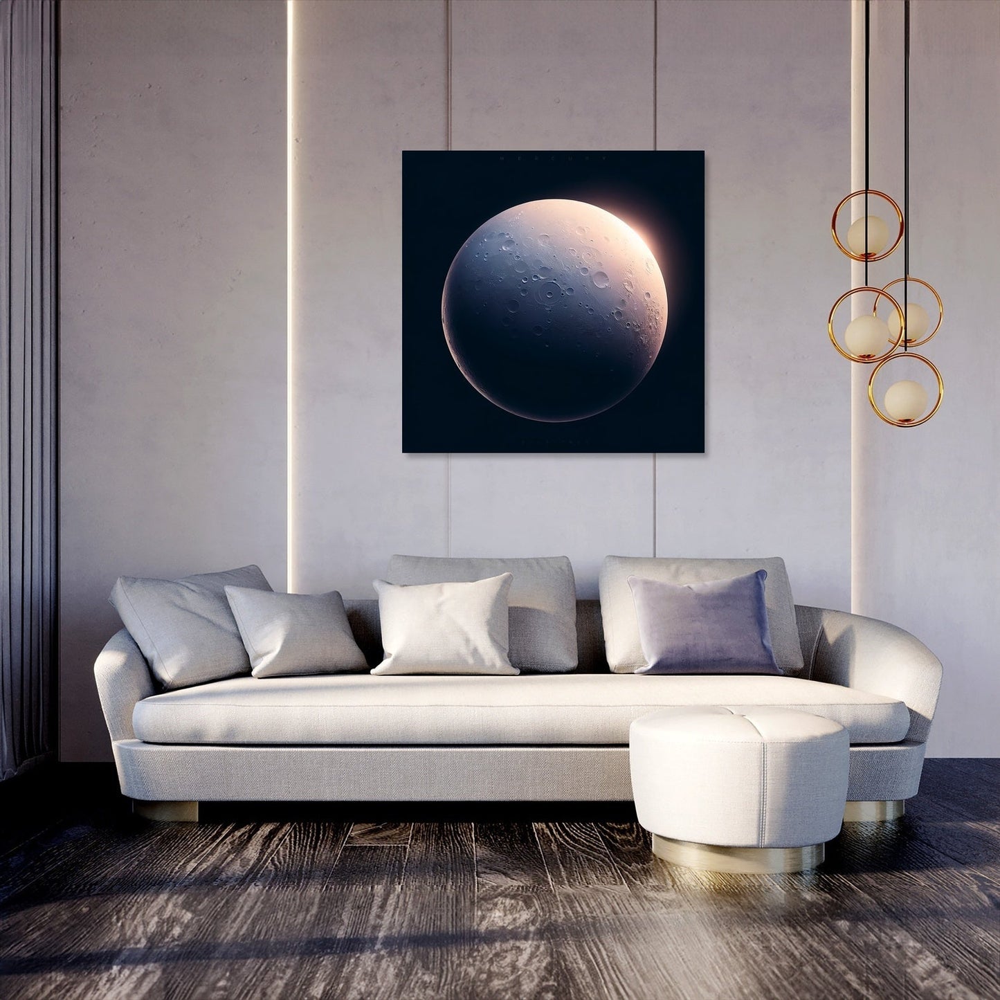 Mercury's Morning Canvas