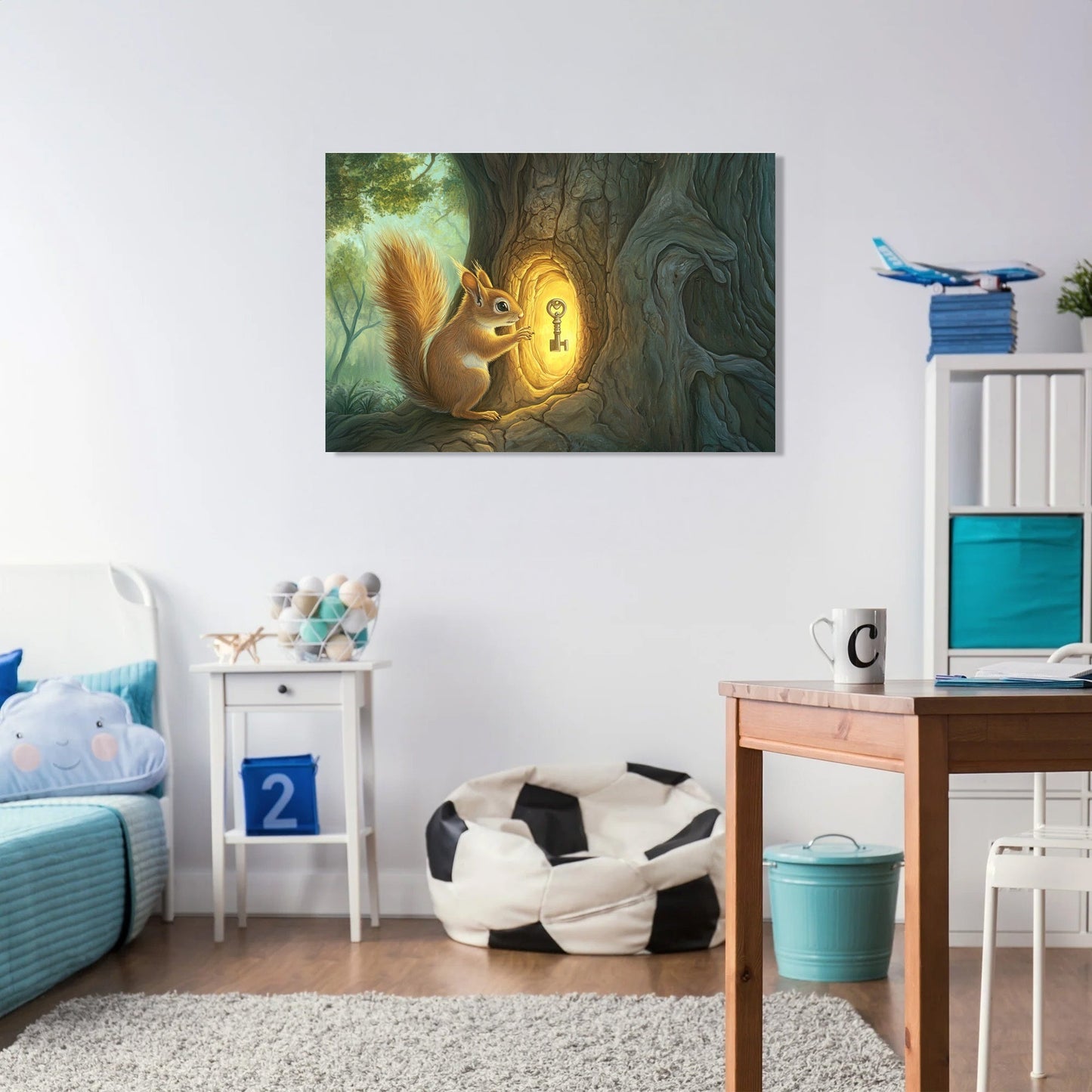 Squirrel's Secret Canvas