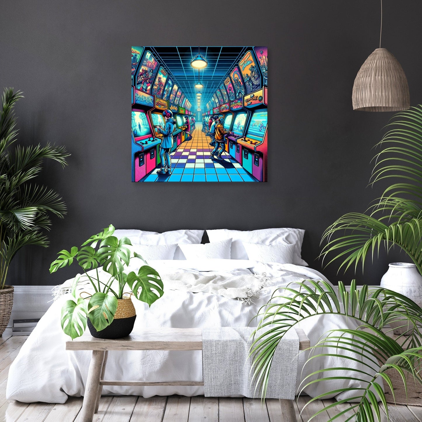 Future Play Arcade Canvas