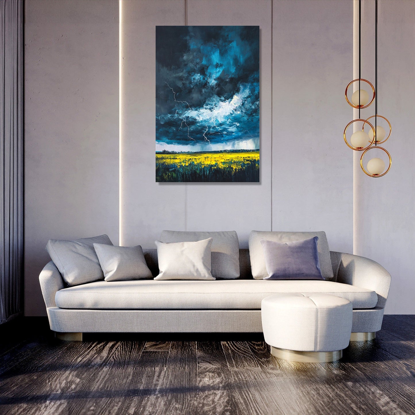 First Thunderstorm Canvas
