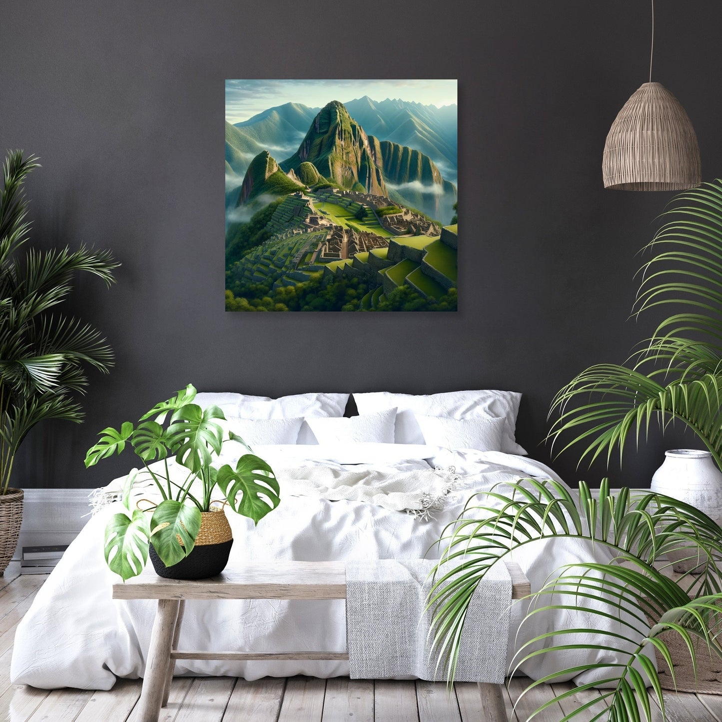 Mystical Machu Picchu Canvas