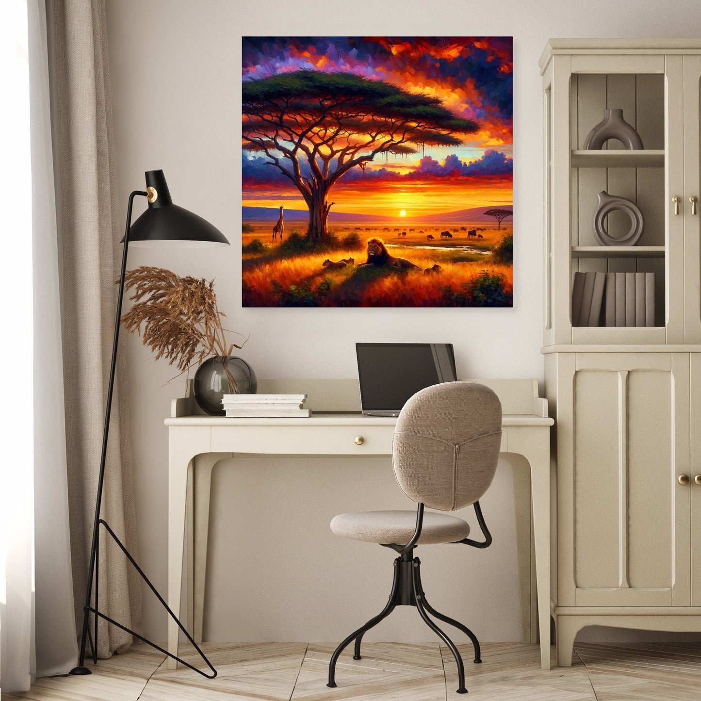Serengeti Sundown Canvas