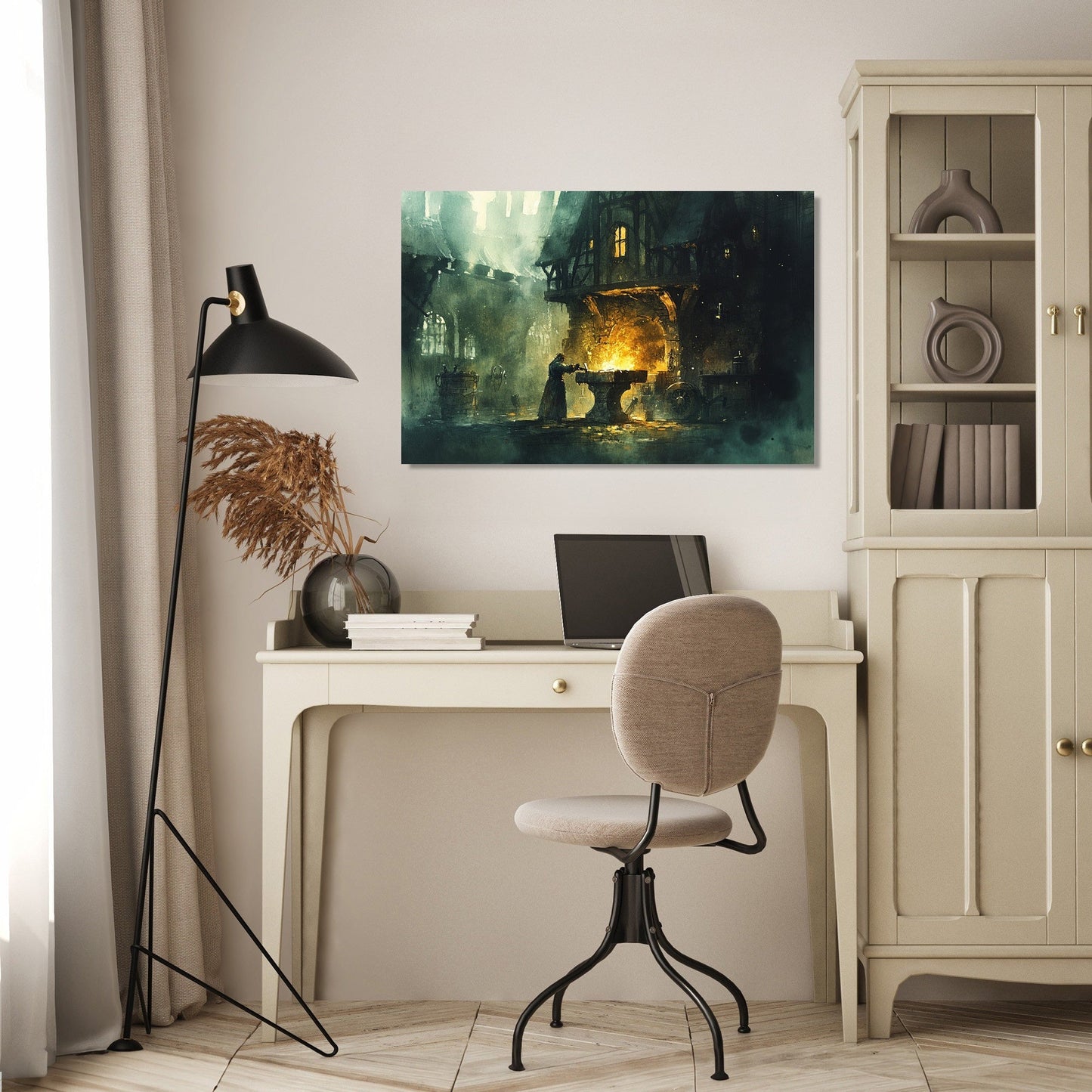 Legendary Swordsmith Forge Canvas