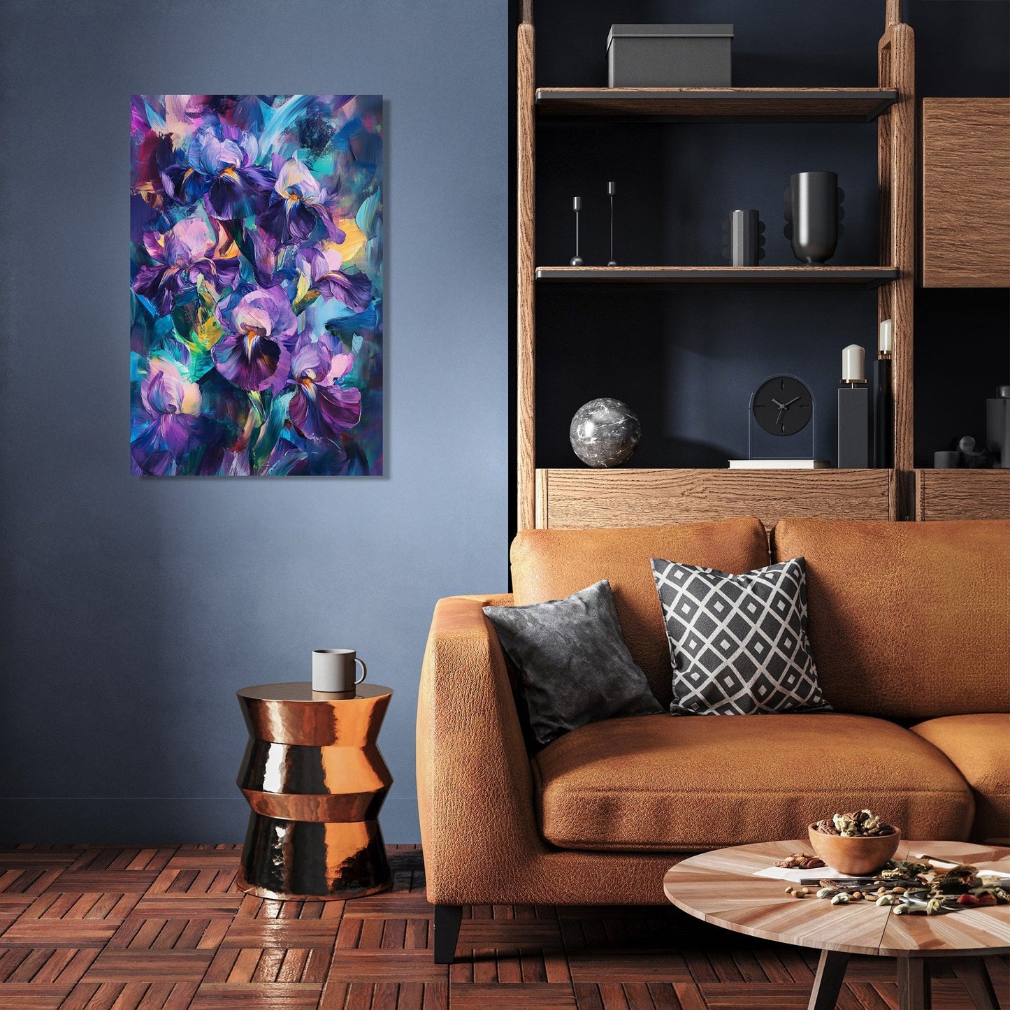 Enigmatic Iris Canvas