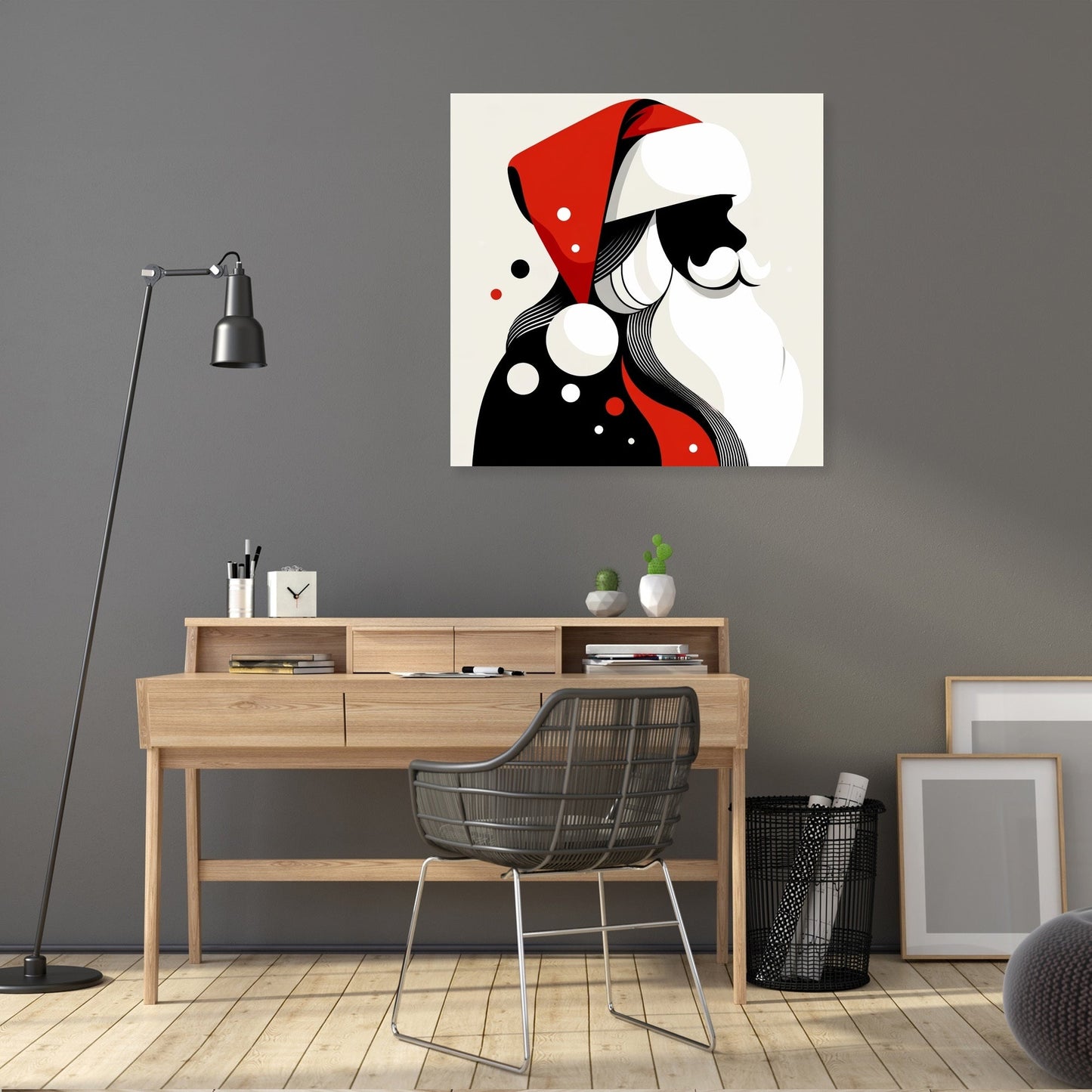 Simplified Santa Canvas