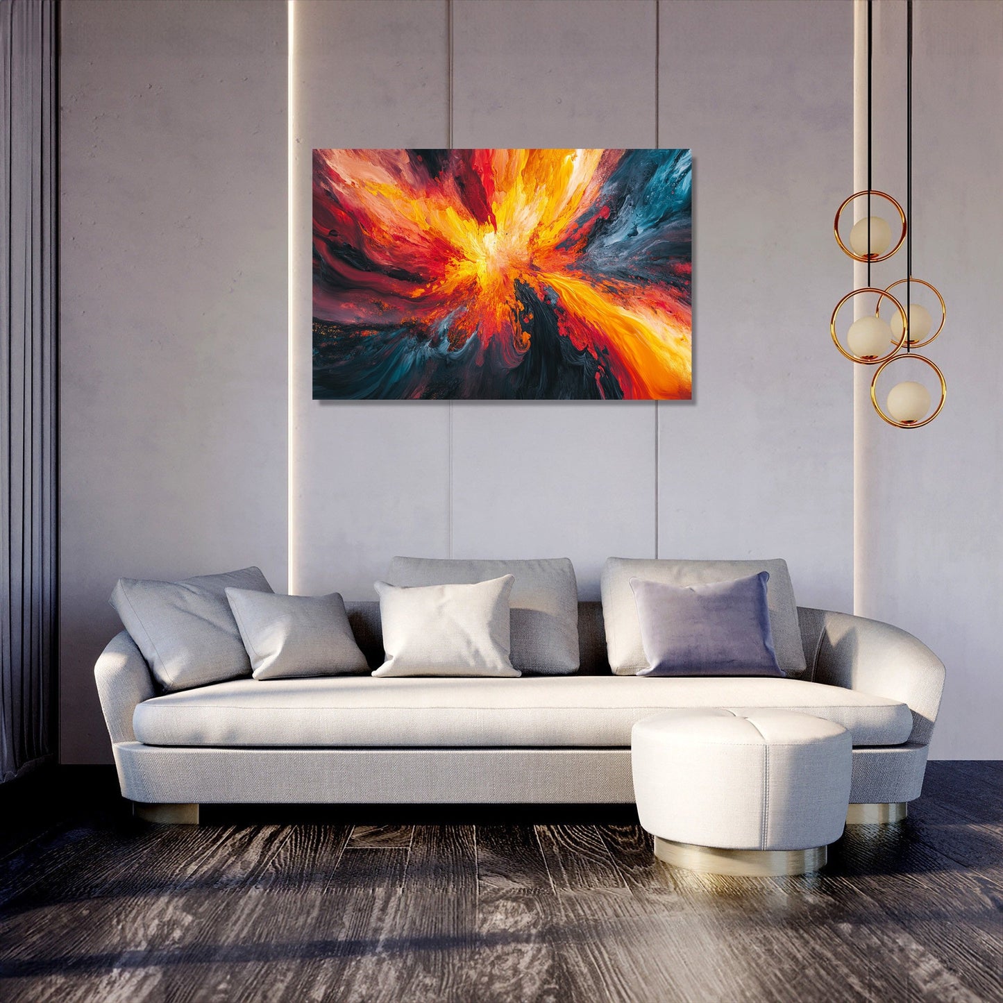 Volcano of Energy Canvas